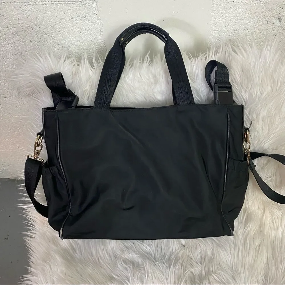 TOUS Black Crossbody Strap Water Repellent Baby Diaper Bag